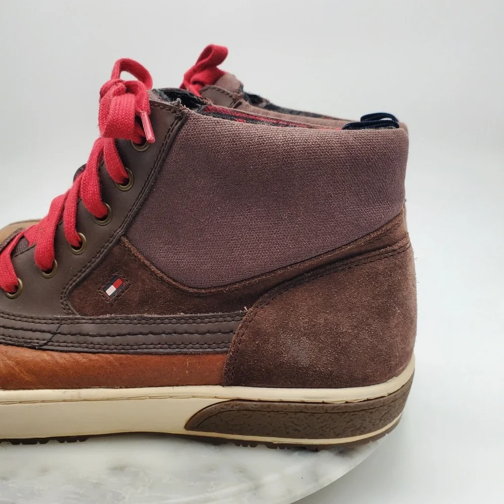 Tommy Hilfiger Dominy 2 Mens Size 10 Duck‎ Boots Leather Winter Snow Rain Shoes